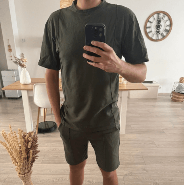 Ensemble kaki 
