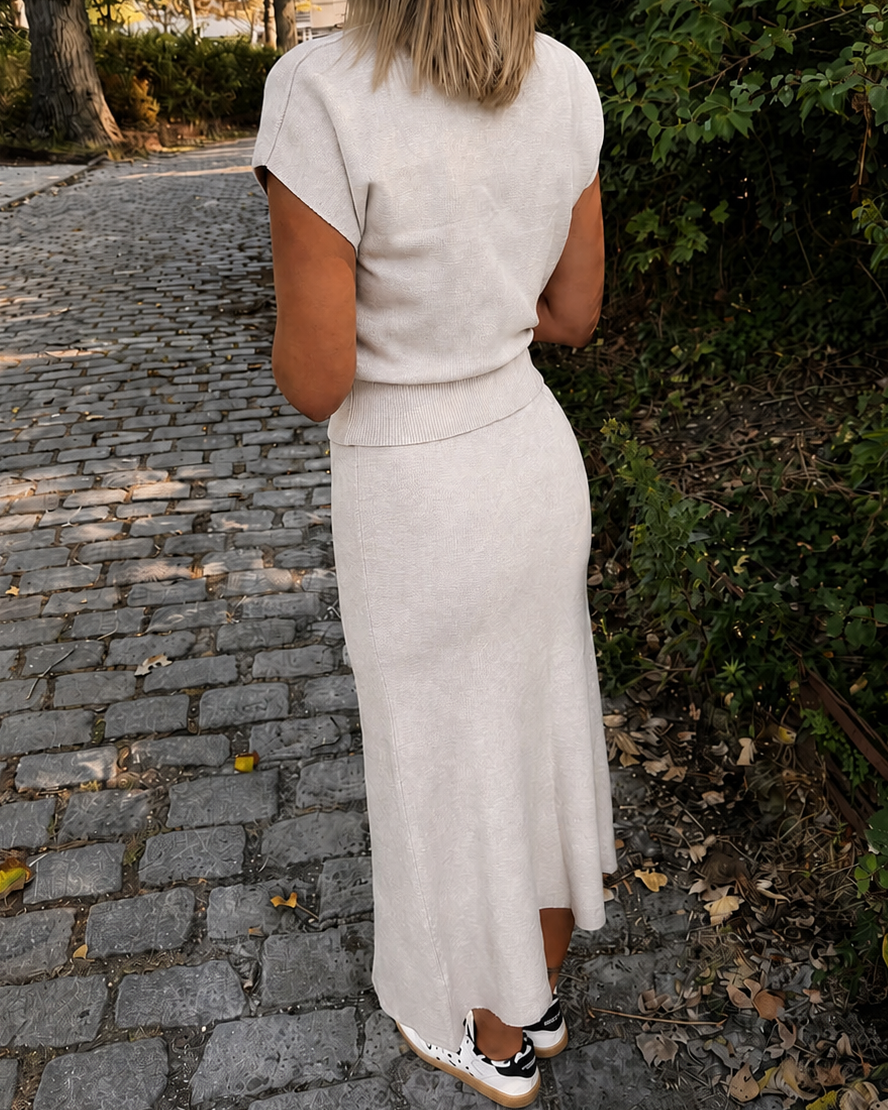 Ensemble Cosy gris Chiné
