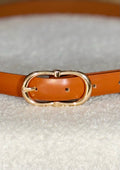 Ceinture avec boucle dorée