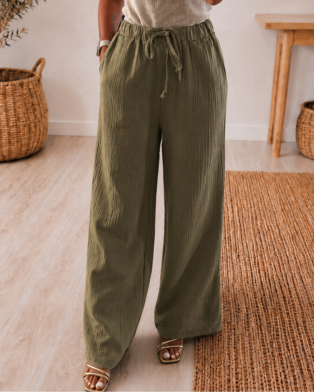 Pantalon Vicky kaki