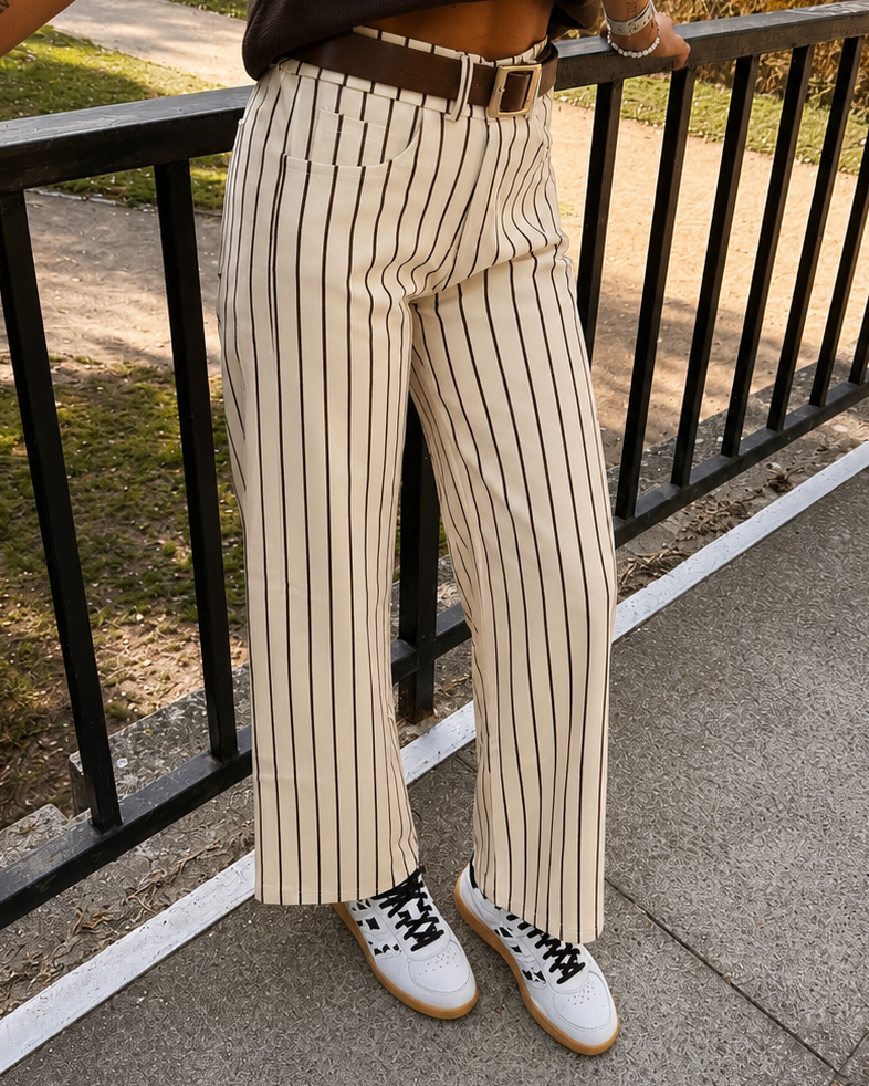 Pantalon Havana Crème