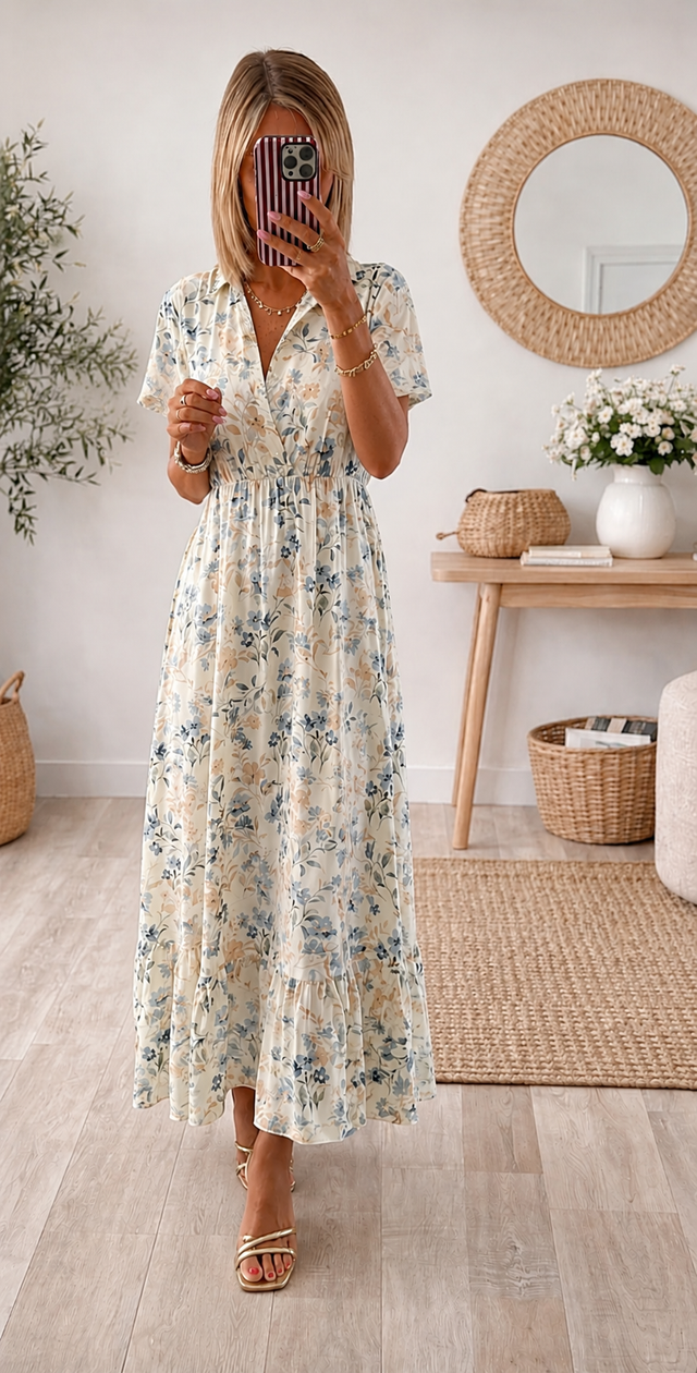 Azurblaues Kleid