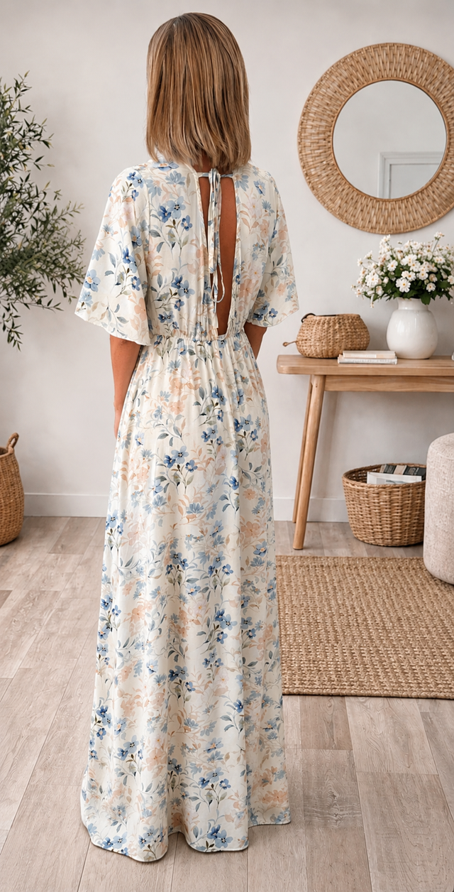 Azurblaues Kleid
